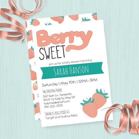 Invitation Berry Sweet Bold