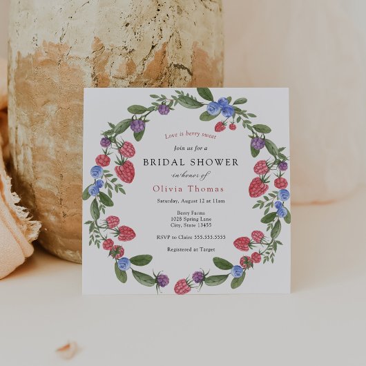 Invitation Berry Sweet Bridal Shower