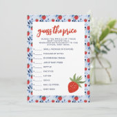 Invitation Berry Sweet devine le prix (Debout devant)