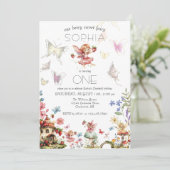 Invitation Berry Sweet Fairy Magic Strawberry Garden Annivers (Debout devant)