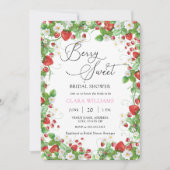 Invitation Berry Sweet Fête des mariées (Devant)