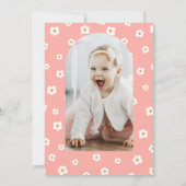 Invitation Berry Sweet fraise Blueberry Premier anniversaire (Dos)