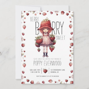 Invitation Berry Sweet Girl's Birthday Party