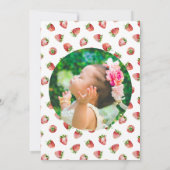 Invitation Berry Sweet Photo de fête d'anniversaire (Dos)