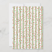 Invitation Berry Sweet Strawberry Girls Anniversaire (Dos)