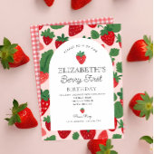 Invitation Berry Sweet Strawberry Pink Berry Premier annivers