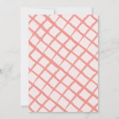 Invitation Berry Sweet Strawberry Rouge Blanc 1er anniversair (Dos)