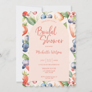 Invitation Berry Sweet Summer Fleurs et baies sauvages Bridal