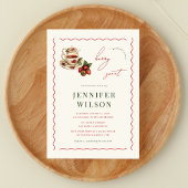 Invitation Berry Sweet Tea Party Fête des mariées fraise