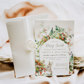 Invitation Berry Sweet Woodland Baby shower fraise