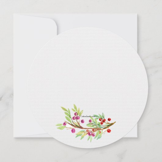 Invitation Berry Wreath (Dos)