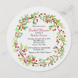 Invitation Berry Wreath