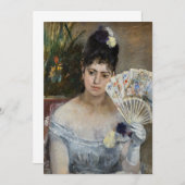 Invitation Berthe Morisot - Au bal (Devant / Derrière)