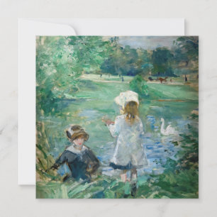 Invitation Berthe Morisot - Au bord du lac / Beside a Lake