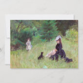 Invitation Berthe Morisot - Dans un parc (Devant)