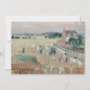 Invitation Berthe Morisot - Étendage du linge