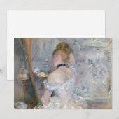 Invitation Berthe Morisot - Femme à sa Toilette (Devant / Derrière)