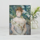 Invitation Berthe Morisot - Jeune fille dans une balle (Debout devant)