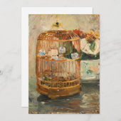 Invitation Berthe Morisot - La Cage (Devant / Derrière)