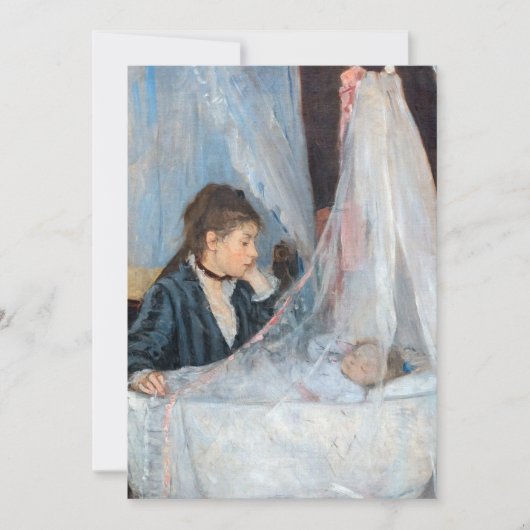 Invitation Berthe Morisot - Le Berceau (Devant)