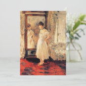 Invitation Berthe Morisot - Le miroir psychologique (Debout devant)