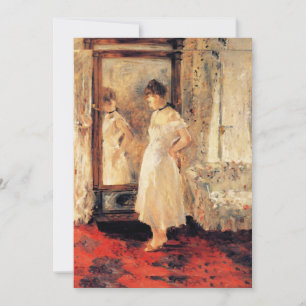 Invitation Berthe Morisot - Le miroir psychologique