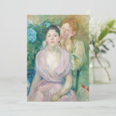 Invitation Berthe Morisot - L'Horstensia / Les Deux Soeurs (Debout devant)