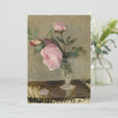 Invitation Berthe Morisot - Peonies (Debout devant)