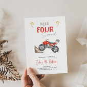 Invitation Besoin de 4 Vitesse 4 Routeurs Quad Vélo Invitatio