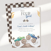 Invitation Besoin de quatre camions monstre de vitesse 4e ann