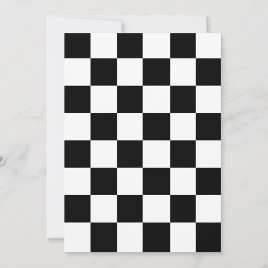 Invitation Besoin de quatre filles vitesse 4e fête d'annivers (Dos)