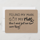 Invitation Besoin D'Une Autre Chose Drôle Proposition D'Épous (Devant)