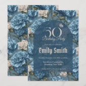 Invitation Best Carnation Inspired Beach Party (Devant / Derrière)