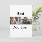 Invitation best dad ever happy fête des pères ajouter votre p (Debout devant)