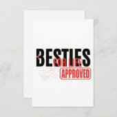 Invitation besties for life (Devant / Derrière)