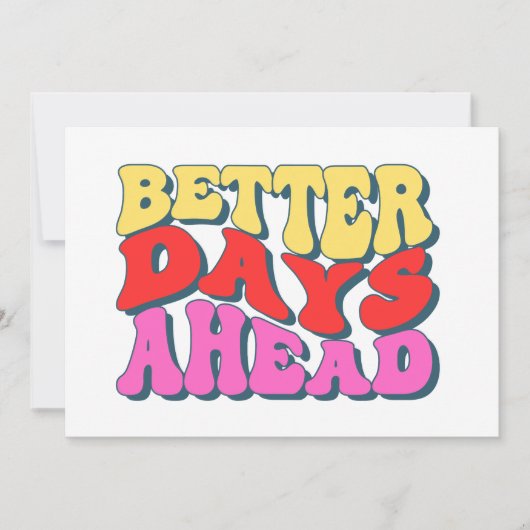Invitation Better days (Devant)