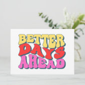 Invitation Better days (Debout devant)