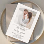 Invitation Better Together Modern Photo Engagement Party