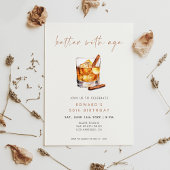 Invitation Better With Age Whisky Birthday