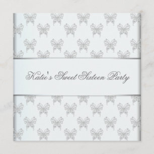 Invitation Beurre blanc sucré 16 fête d'anniversaire