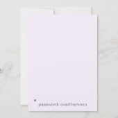 Invitation *~* Beurre coeur AR6 QR MARIAGE ENREGISTRER LA DAT (Dos)