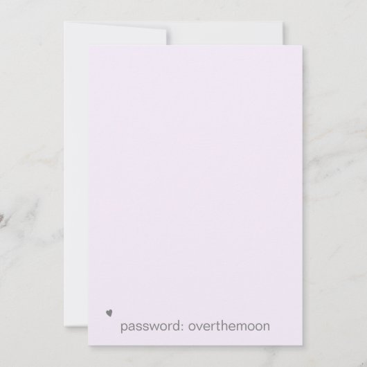 Invitation *~* Beurre coeur AR6 QR MARIAGE ENREGISTRER LA DAT (Dos)