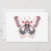 Invitation Beurre coloré mignon fête d'anniversaire (Dos)