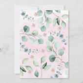 Invitation Beurre d'aquarelle couleur mignonne Anniversaire (Dos)