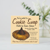 Invitation Beurre d'arachide Fleur de biscuits Échange de par (Debout devant)
