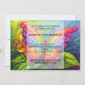 Invitation Beurre d'Artsy Dessin d'Anniversaire (Devant)