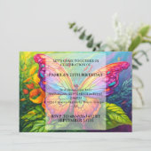 Invitation Beurre d'Artsy Dessin d'Anniversaire (Debout devant)