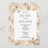 Invitation Beurre de Crème Bleue Fête des mariées de libellul (Devant / Derrière)