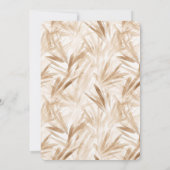 Invitation Beurre de Crème Bleue Fête des mariées de libellul (Dos)