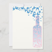 Invitation Beurre de dégustation de vin Poudre Bleu 30e anniv (Dos)